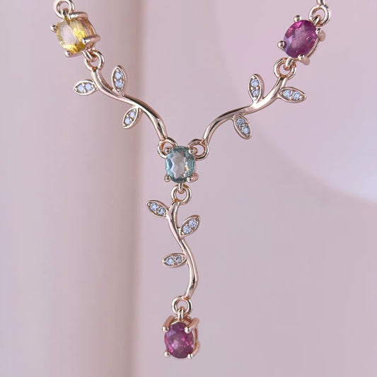 Elysian Vine Tourmaline Necklace