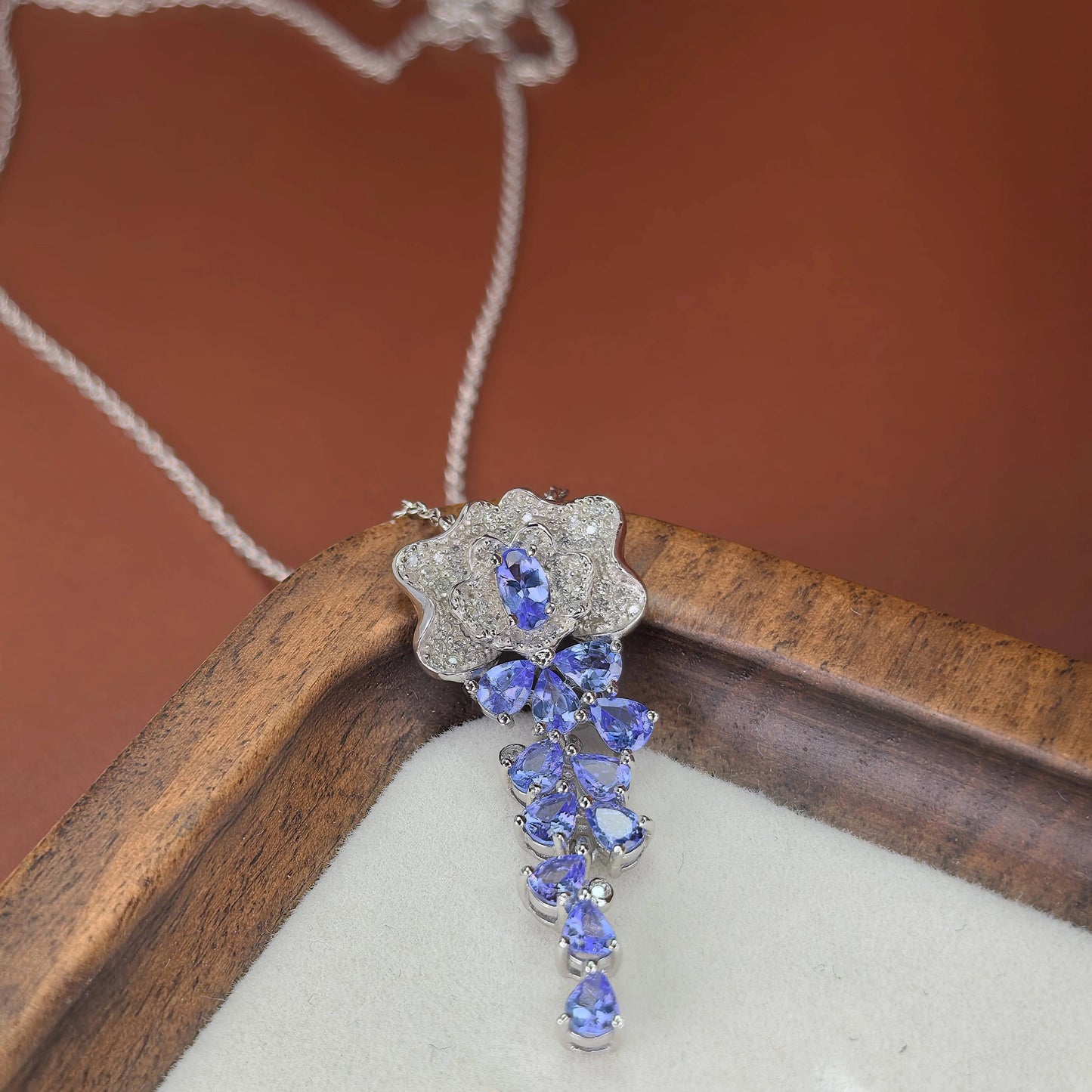 Tanzanite Cascade Necklace