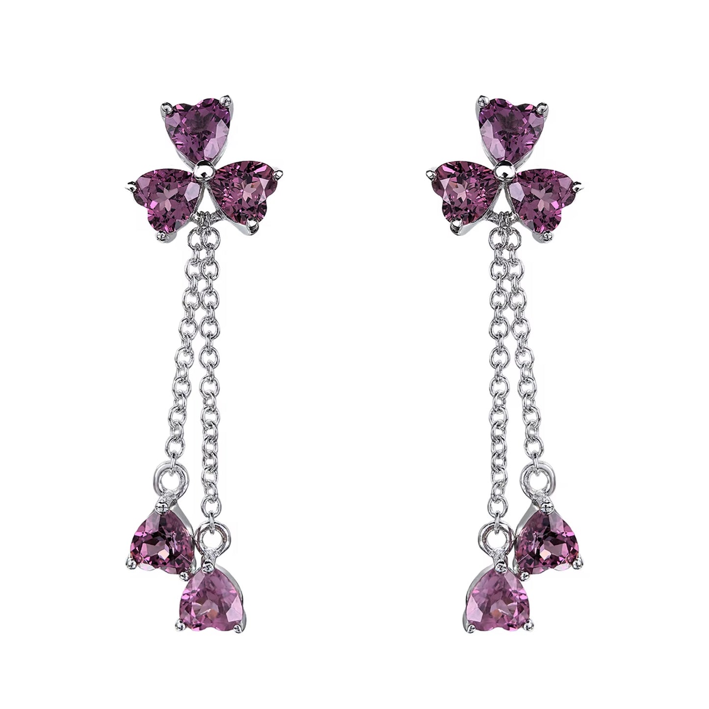 Garnet Dangle Earrings