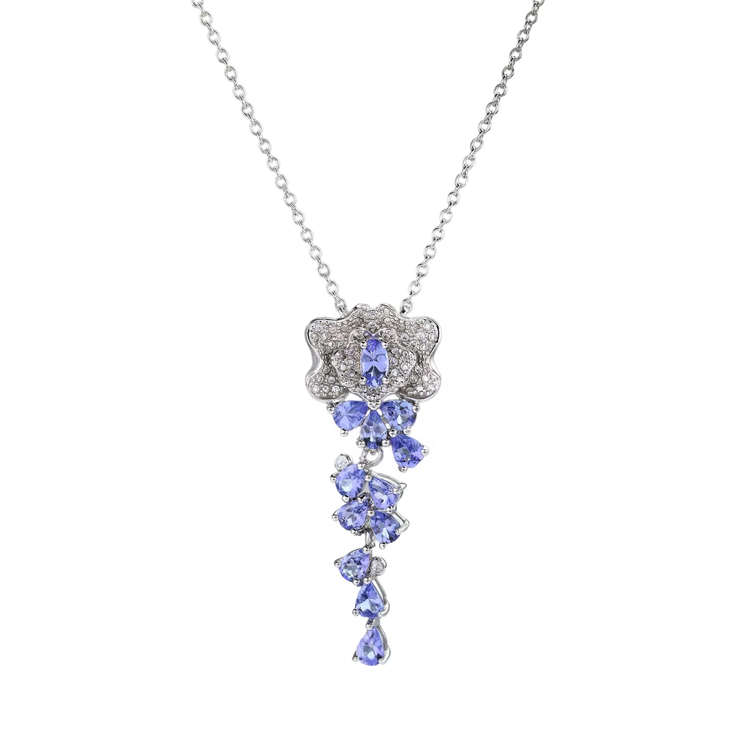 Tanzanite Cascade Necklace