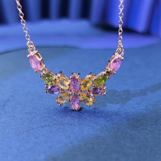 Tourmaline Bloom Necklace