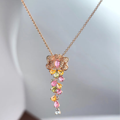 Tourmaline Cascade Necklace