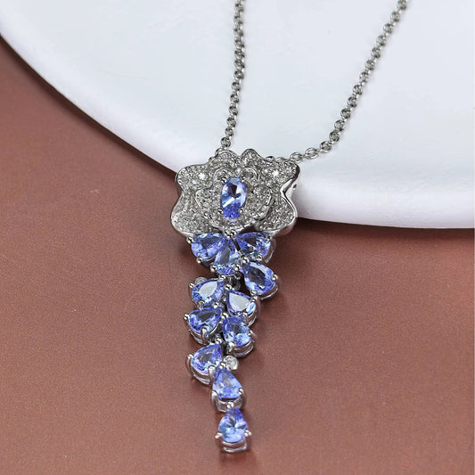 Tanzanite Cascade Necklace