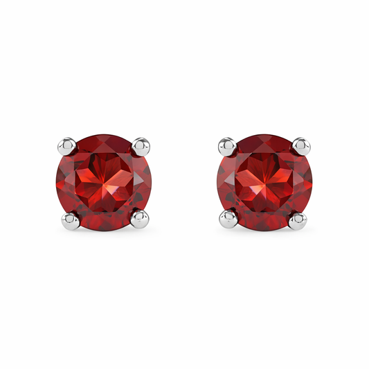 Classic Gemstone Stud Earrings