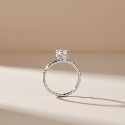 OVAL MOISSANITE SOLITAIRE RING