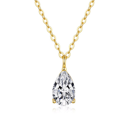 TEARDROP MOISSANITE NECKLACE