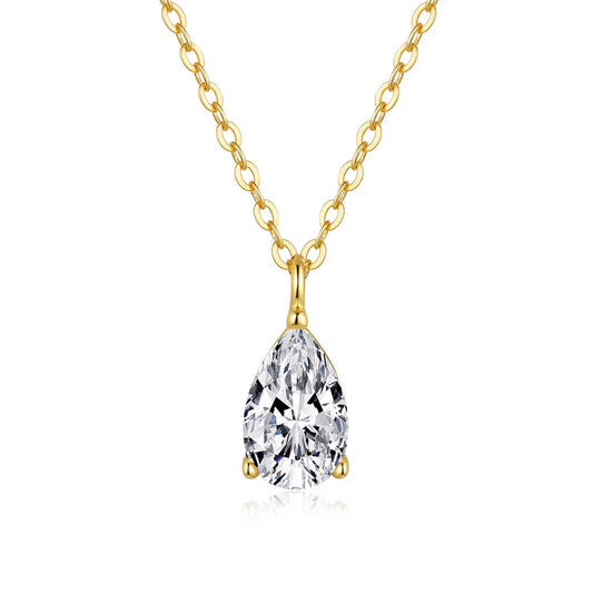 TEARDROP MOISSANITE NECKLACE