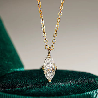 MARQUISE MOISSANITE NECKLACE