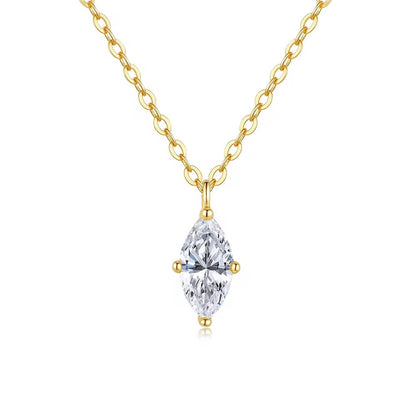 MARQUISE MOISSANITE NECKLACE