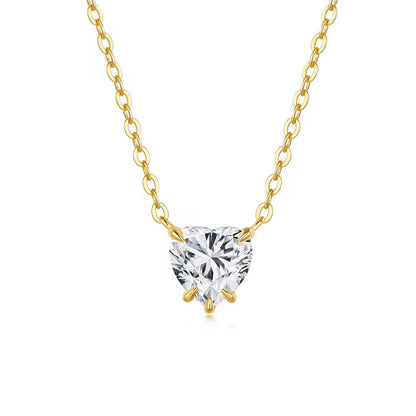 HEART MOISSANITE NECKLACE