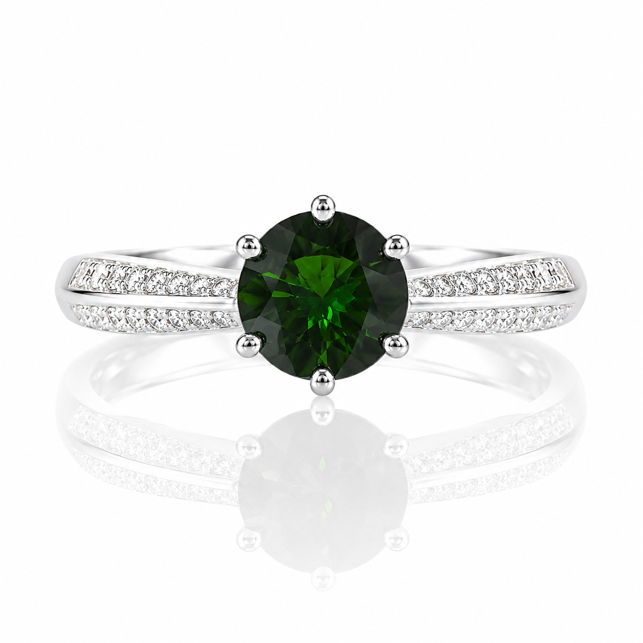 Peridot Solitaire Ring