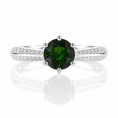 Peridot Solitaire Ring