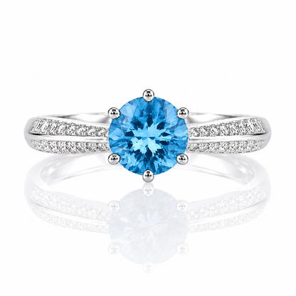 Peridot Solitaire Ring