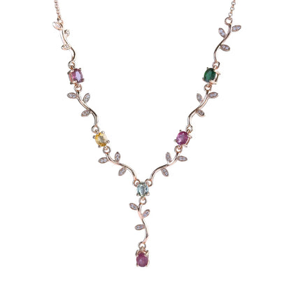 Elysian Vine Tourmaline Necklace