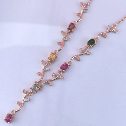 Elysian Vine Tourmaline Necklace