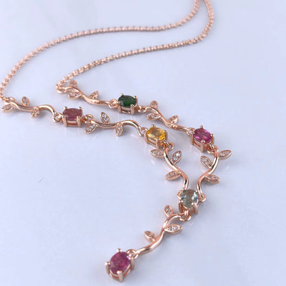 Elysian Vine Tourmaline Necklace
