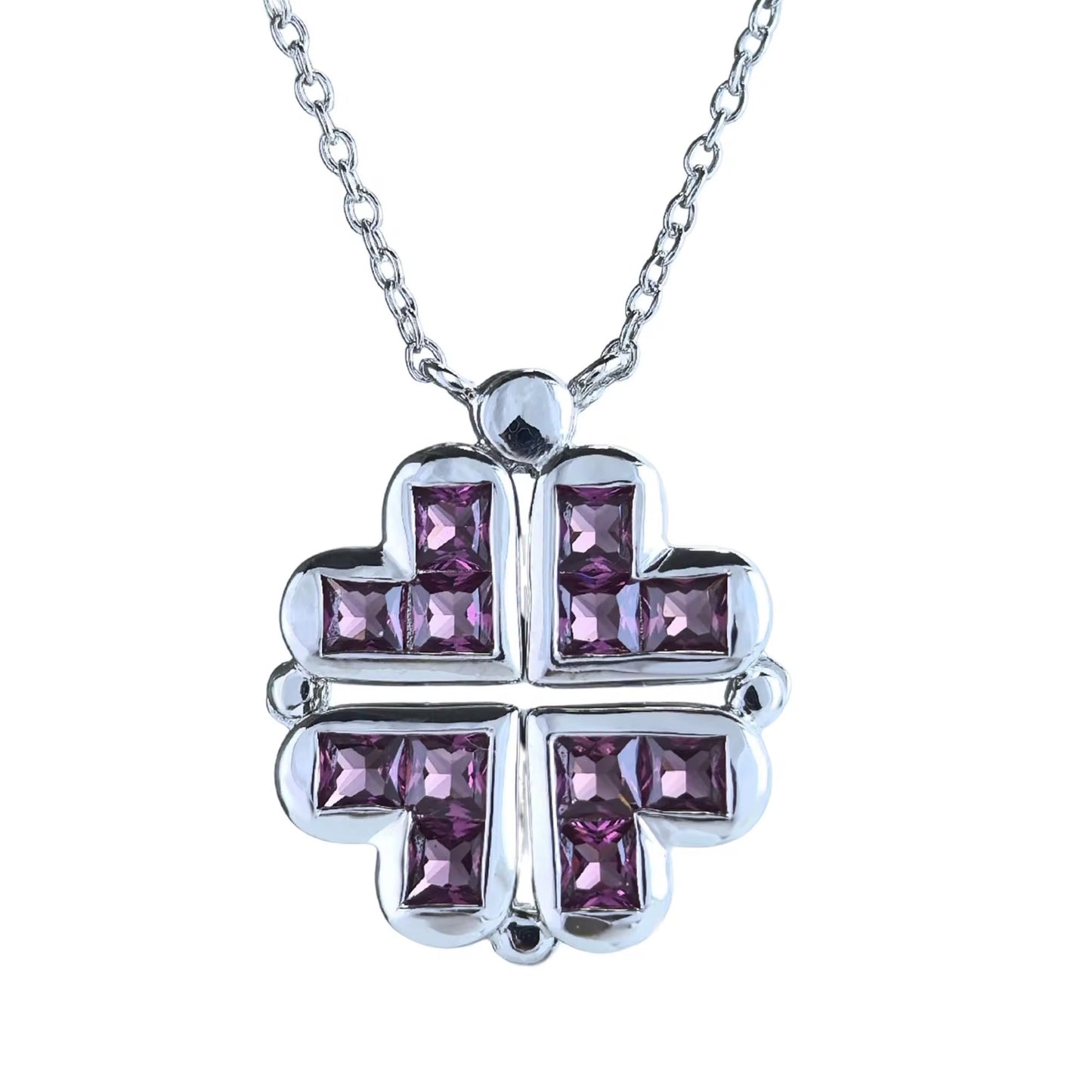 Lucky Heart Gem Necklace