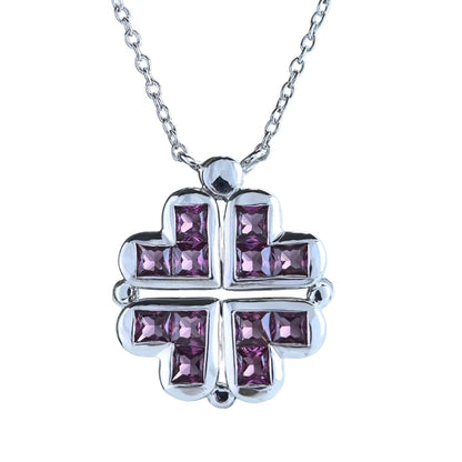 Lucky Heart Gem Necklace