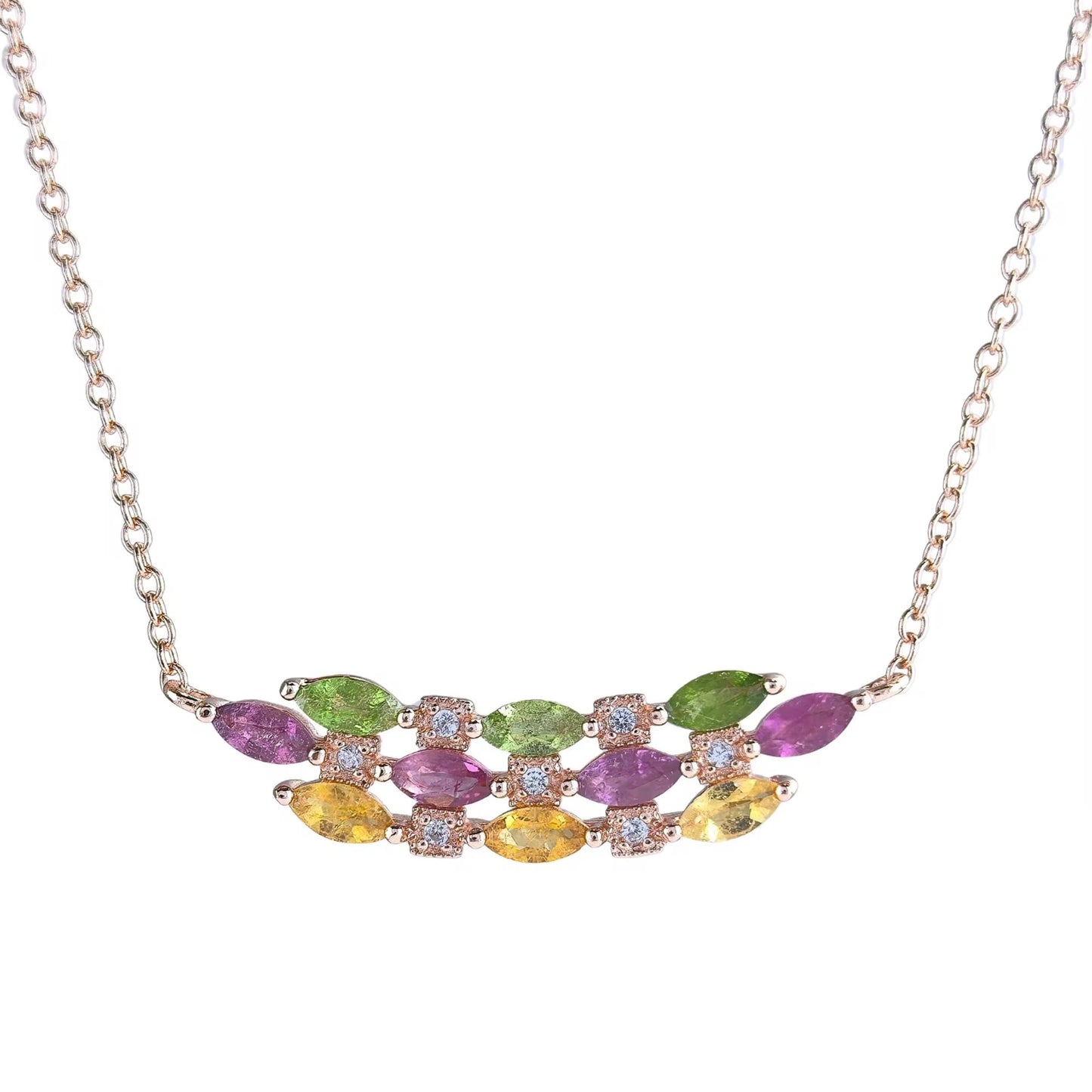 Wave Tourmaline Necklace