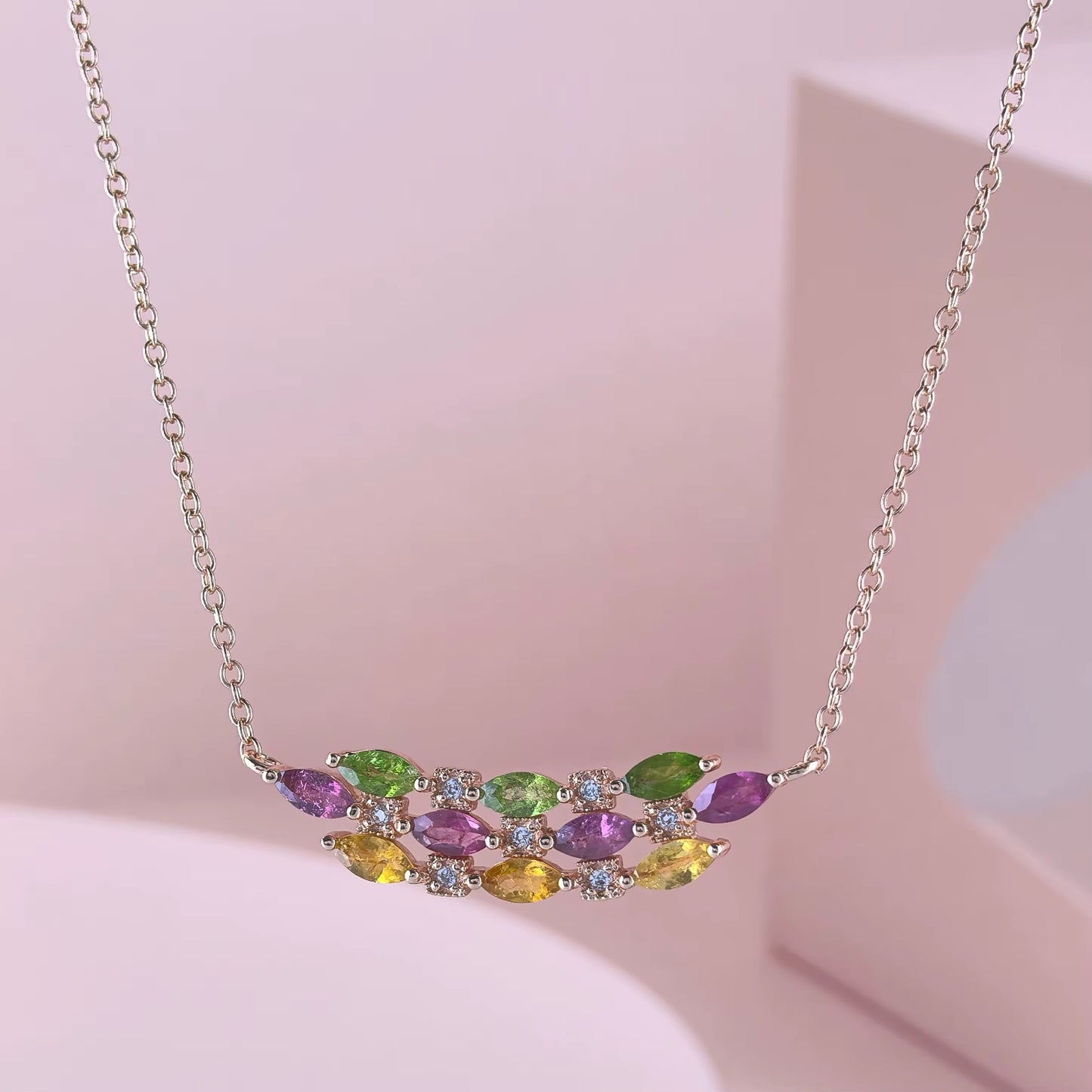 Wave Tourmaline Necklace