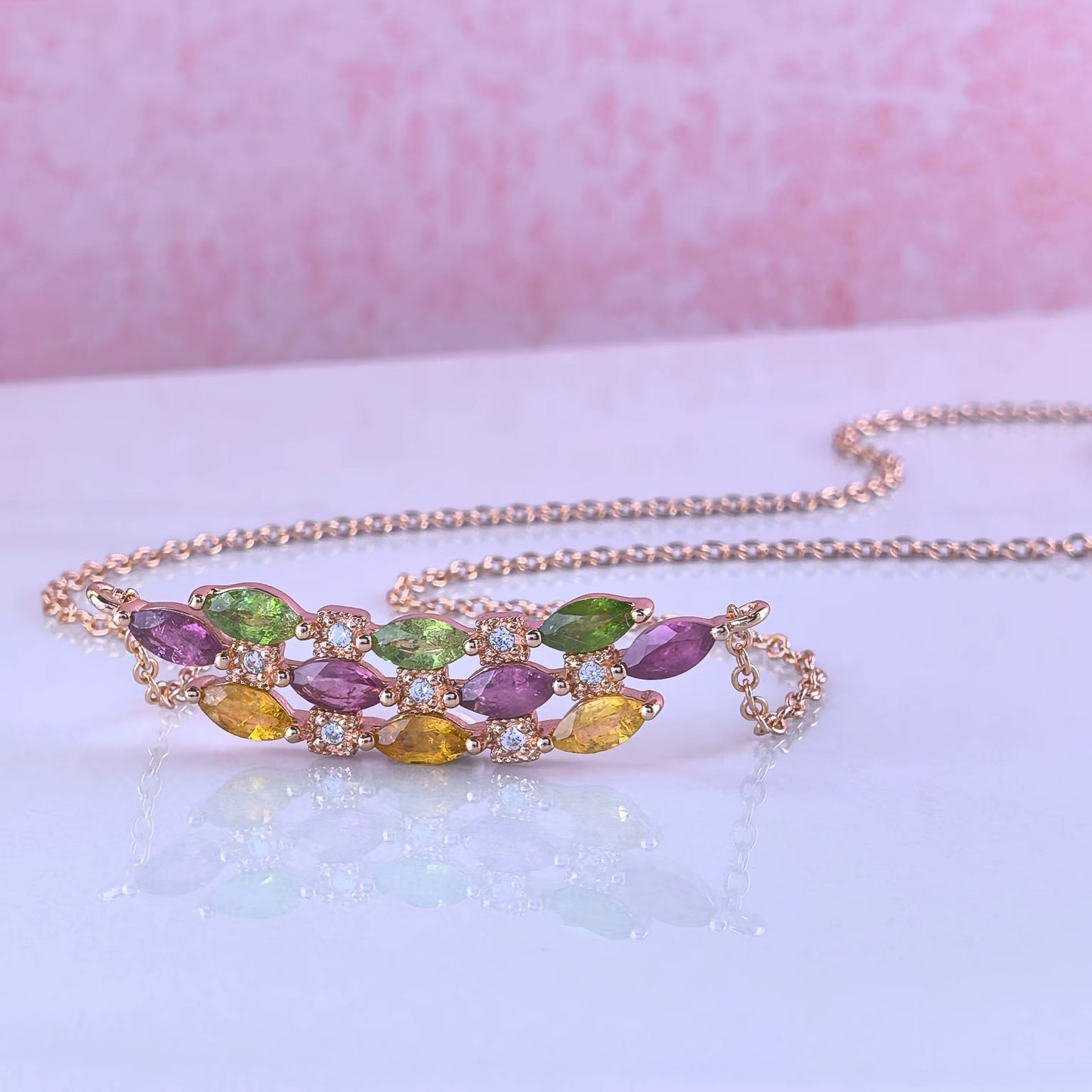 Wave Tourmaline Necklace