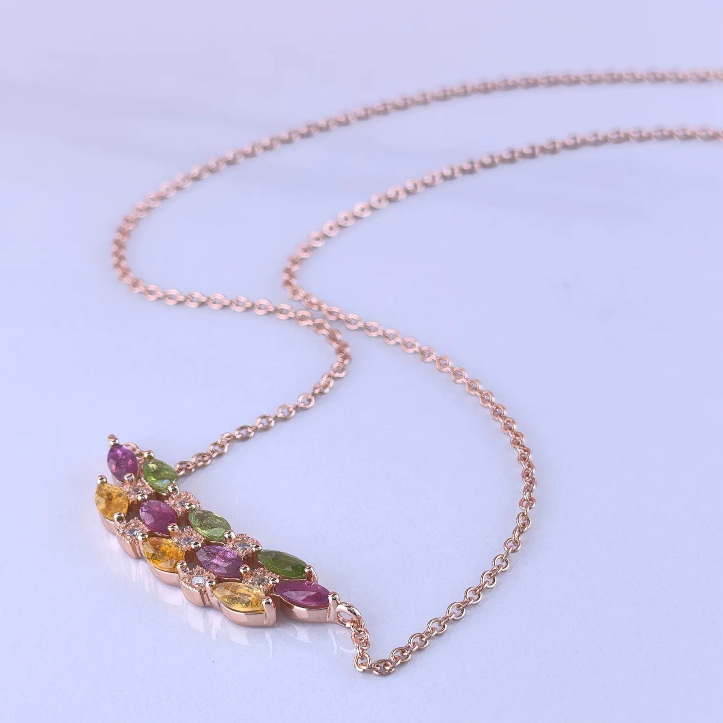 Wave Tourmaline Necklace