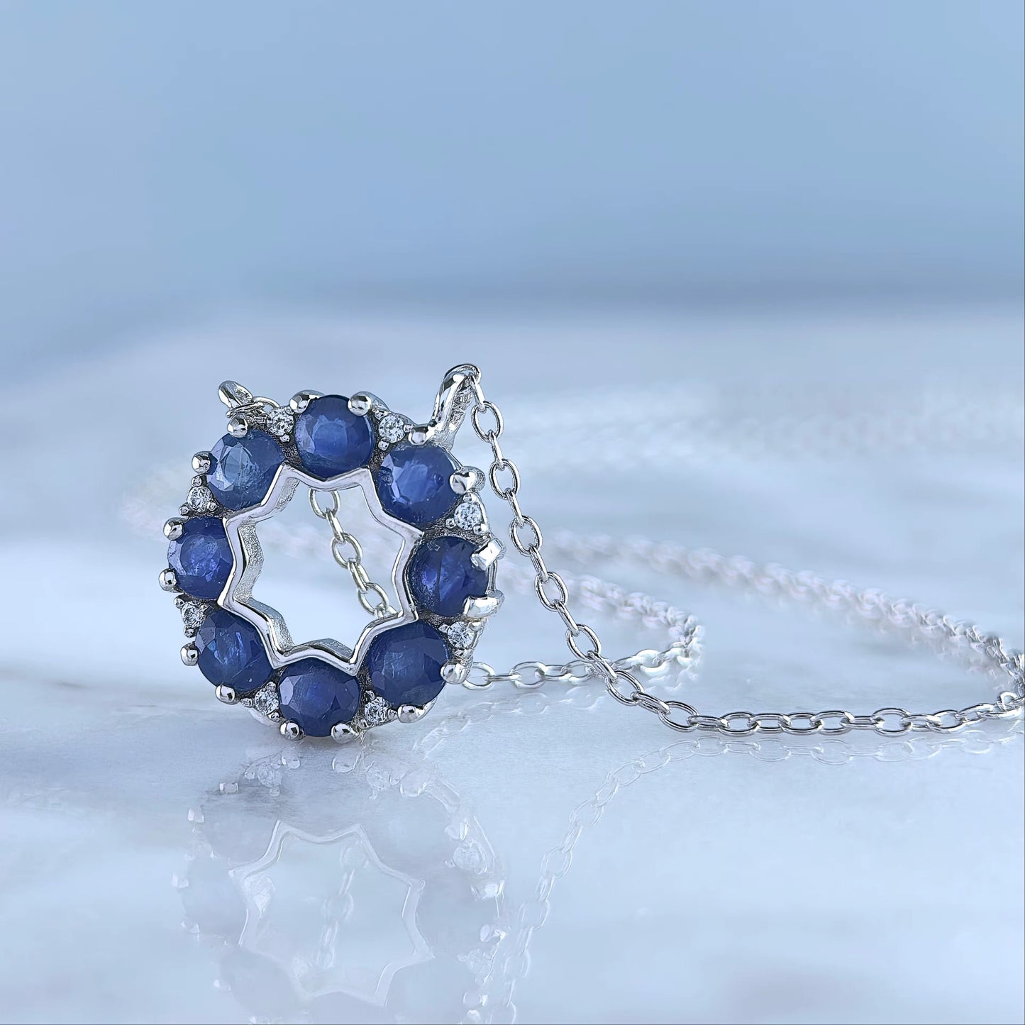 Aurelune Sapphire Necklace