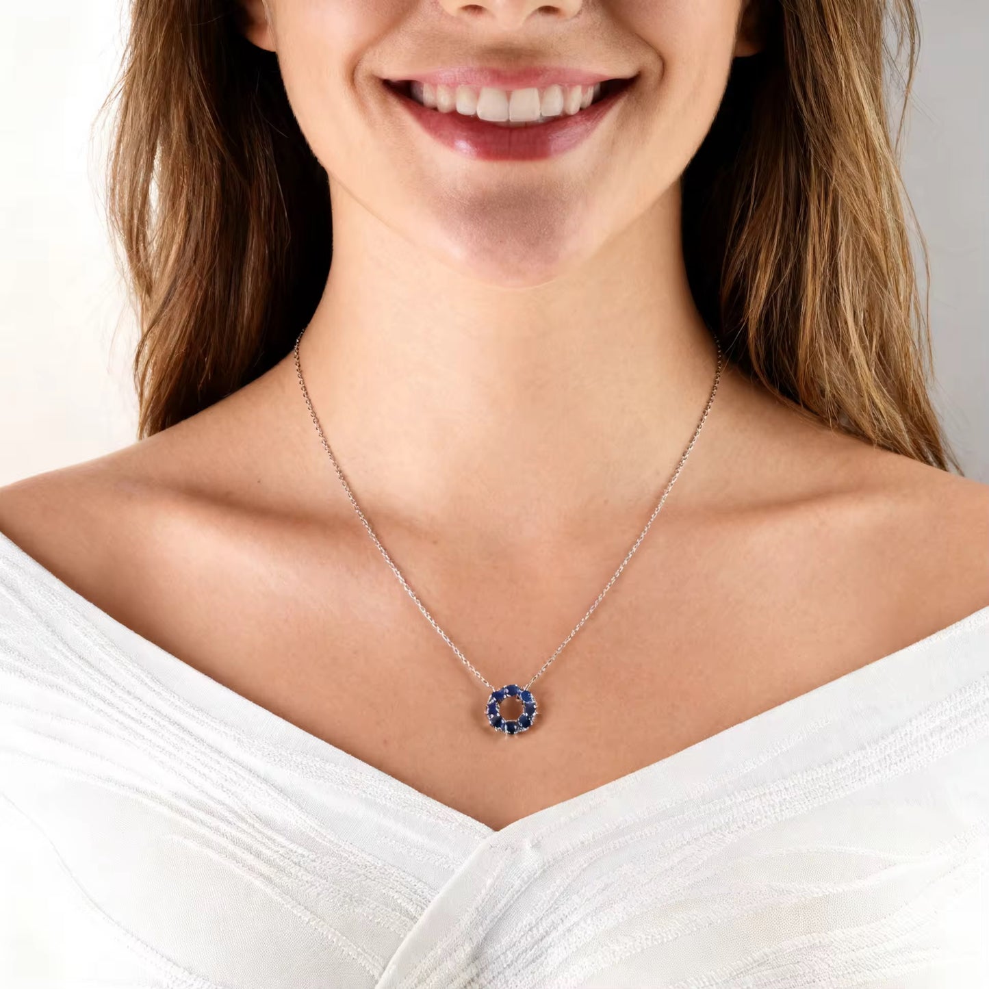 Aurelune Sapphire Necklace