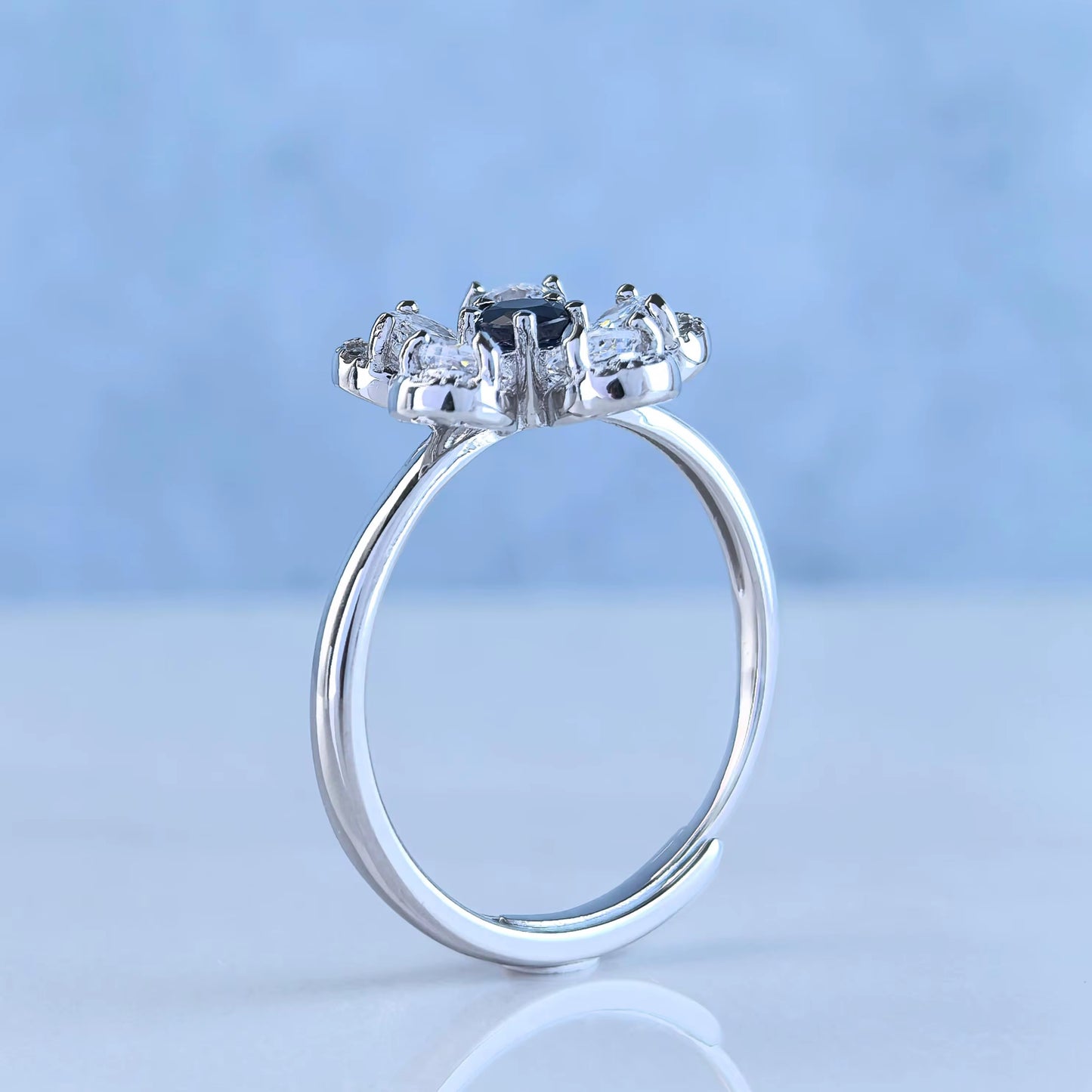 Sapphire Bloom Ring