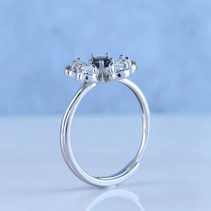 Sapphire Bloom Ring