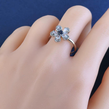 Sapphire Bloom Ring