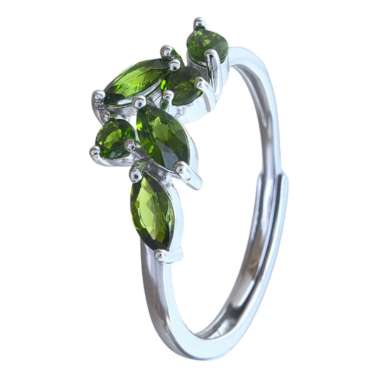 Verdant Diopside Ring
