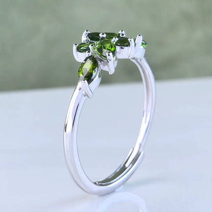 Verdant Diopside Ring
