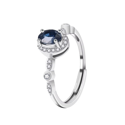 Halo Sapphire Ring