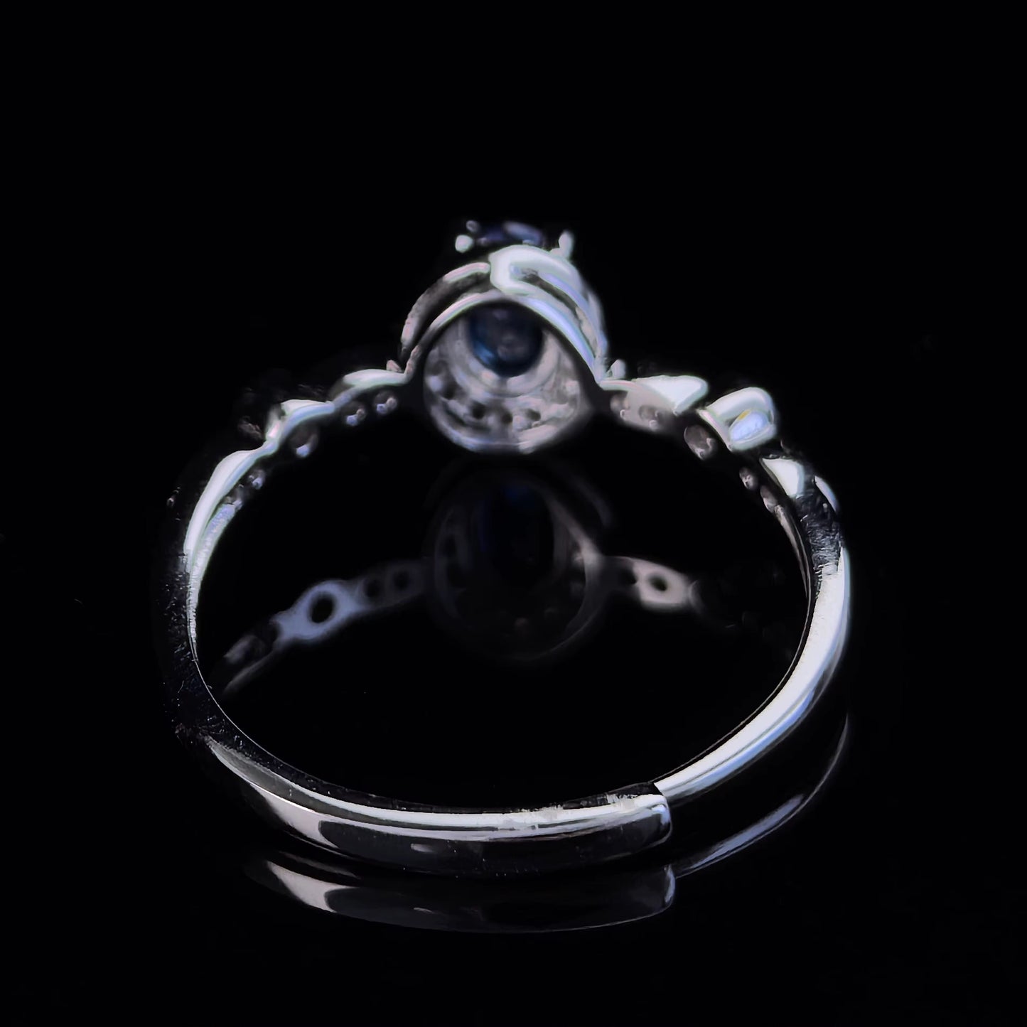 Halo Sapphire Ring