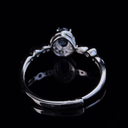 Halo Sapphire Ring