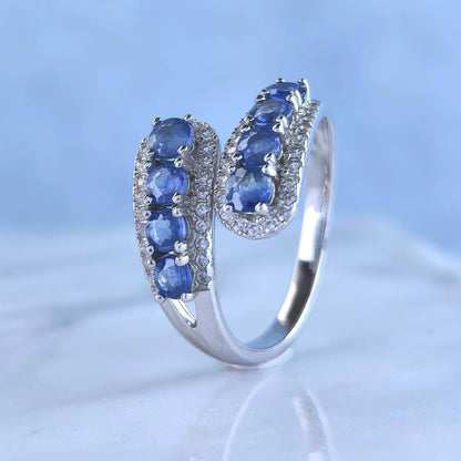Vintage Sapphire Wrap Ring