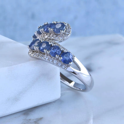 Vintage Sapphire Wrap Ring