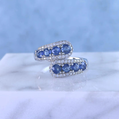 Vintage Sapphire Wrap Ring