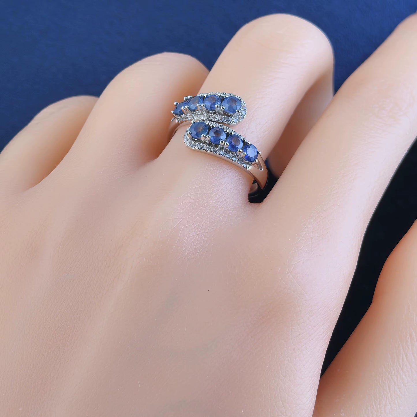 Vintage Sapphire Wrap Ring