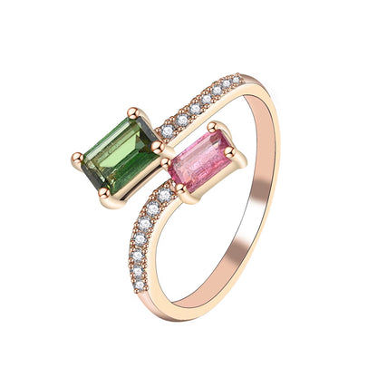 Twin Tourmaline Ring