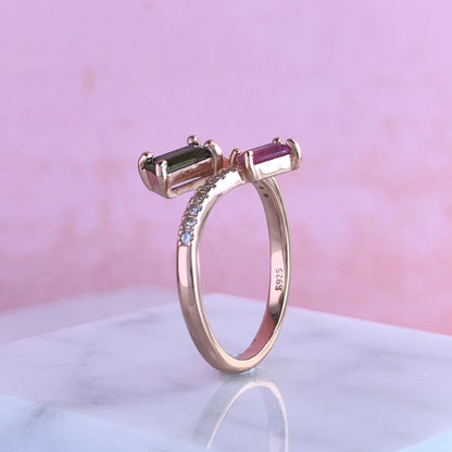 Twin Tourmaline Ring