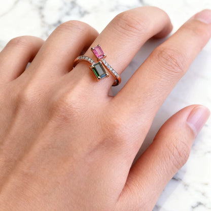 Twin Tourmaline Ring