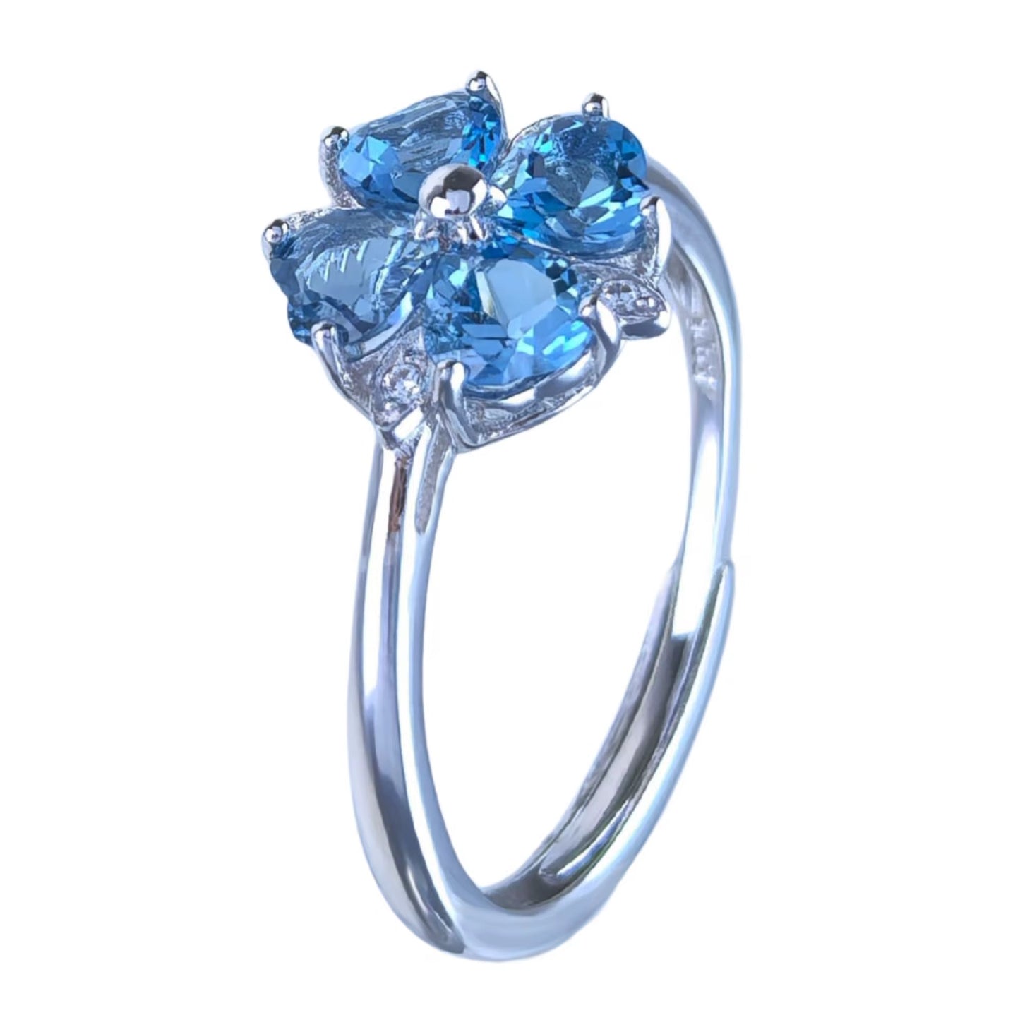 Blossom Blue Topaz Ring