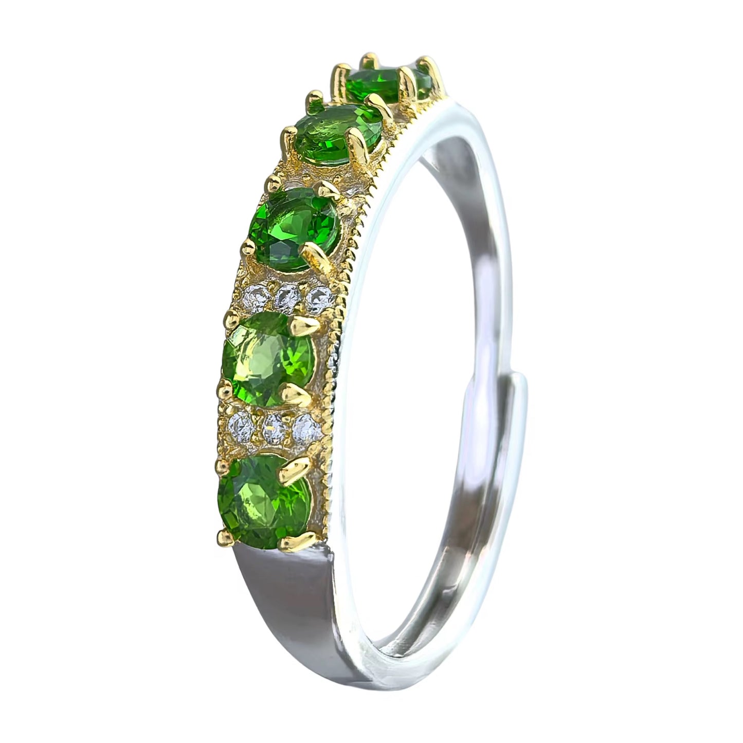 Diopside Band Ring