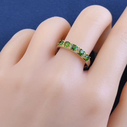 Diopside Band Ring