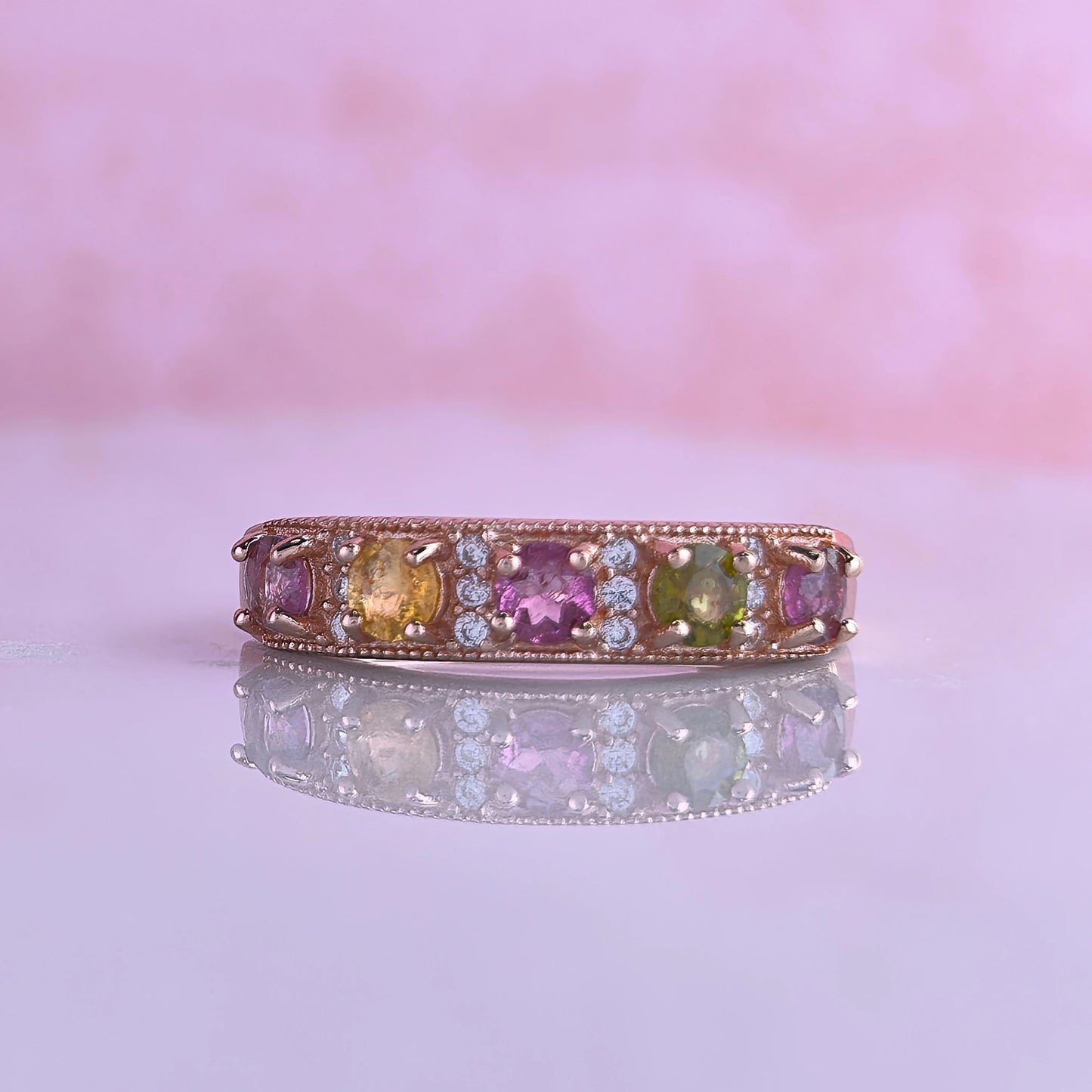 Tourmaline Band Ring