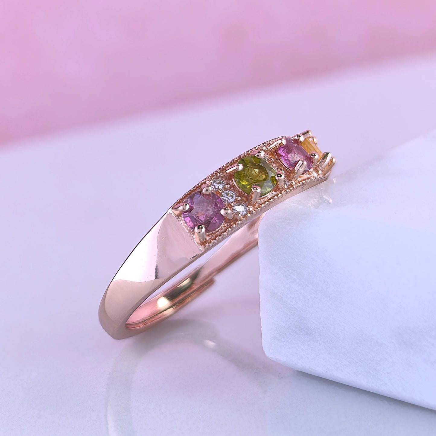 Tourmaline Band Ring