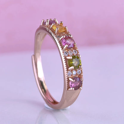 Tourmaline Band Ring