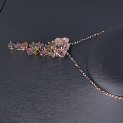Tourmaline Cascade Necklace